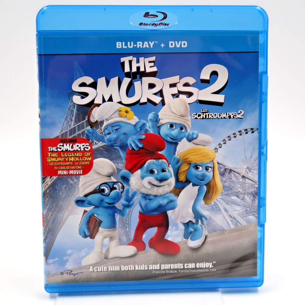 The Smurfs 2 Blu-ray DVD 2013 Sony Pictures Movie G Rating United States